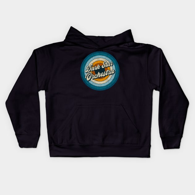 Dark Star Orchestra - Retro Circle Vintage Kids Hoodie by Skeletownn